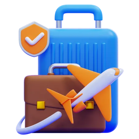 Business Luggage  3D Icon