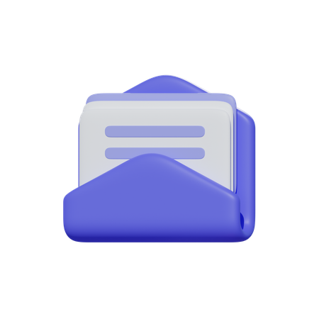 Business mail  3D Icon