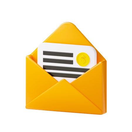 Business Mail  3D Icon