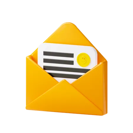 Business Mail  3D Icon