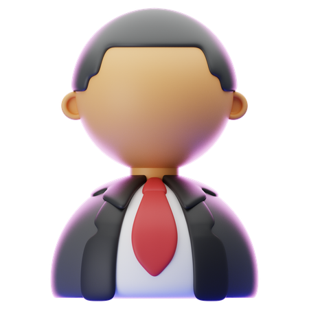 BUSINESS MAN  3D Icon