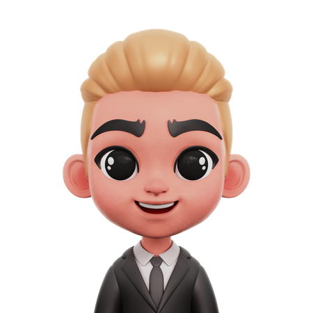 Business Man  3D Icon