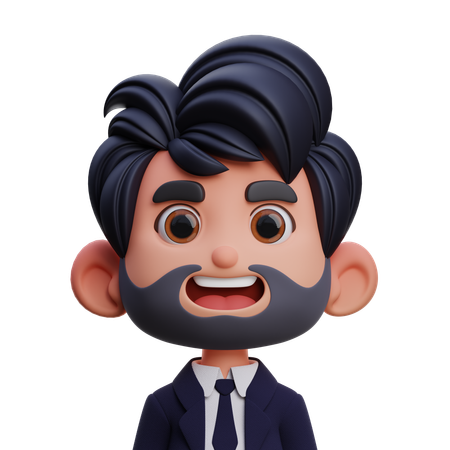 Business Man  3D Icon