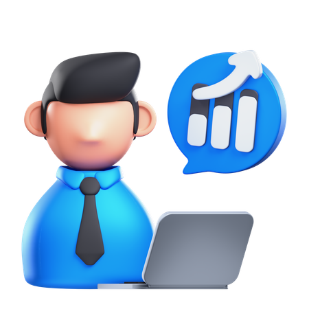 Business Man  3D Icon