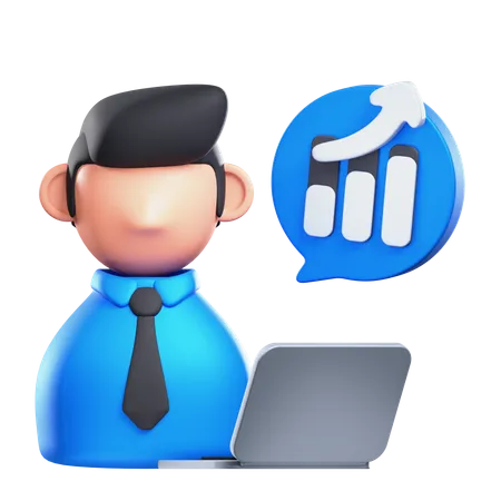 Business Man  3D Icon