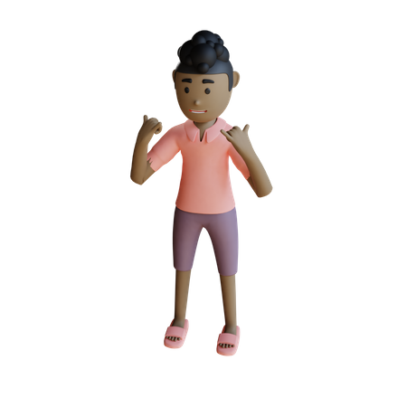 Business Man Doing Celebration  3D Illustration