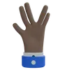 Business Man Hand Weird Sign Brown Hand
