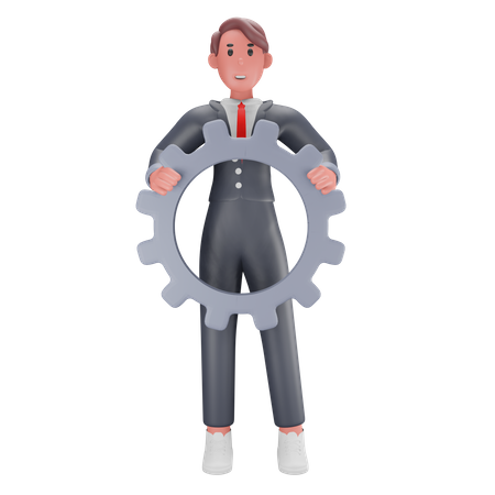 Business management  3D Illustration