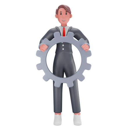 Business management  3D Illustration