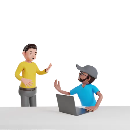 Business Meeting  3D Illustration