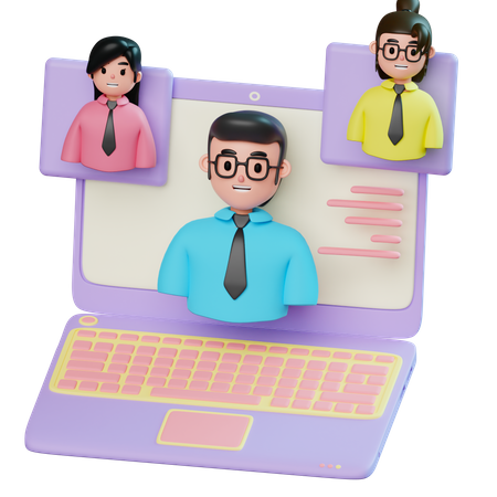 Business Meeting  3D Illustration