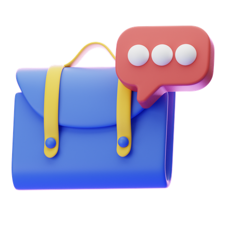 BUSINESS MESSAGE  3D Icon