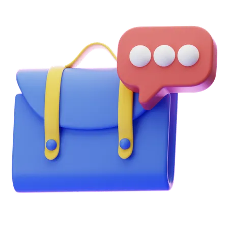 BUSINESS MESSAGE  3D Icon