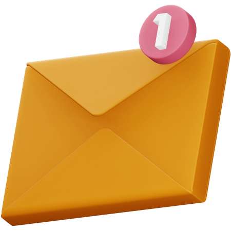 Business Message  3D Icon