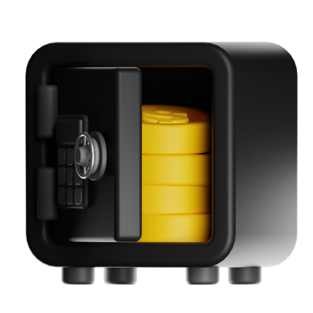 Business Money Safe  3D Icon
