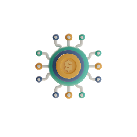Business Network Connection  3D Icon