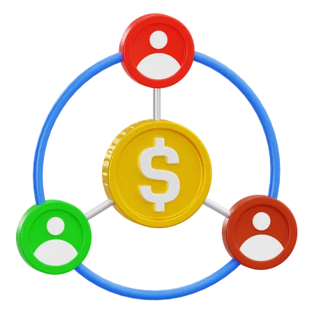 Business networking  3D Icon
