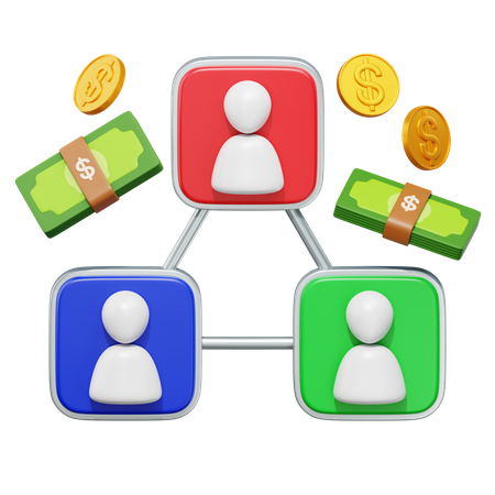 Business Networking  3D Icon