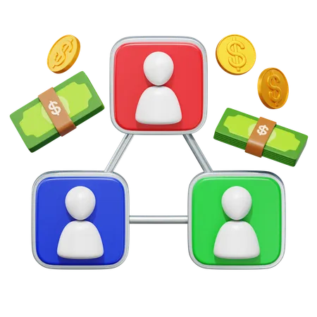 Business Networking  3D Icon