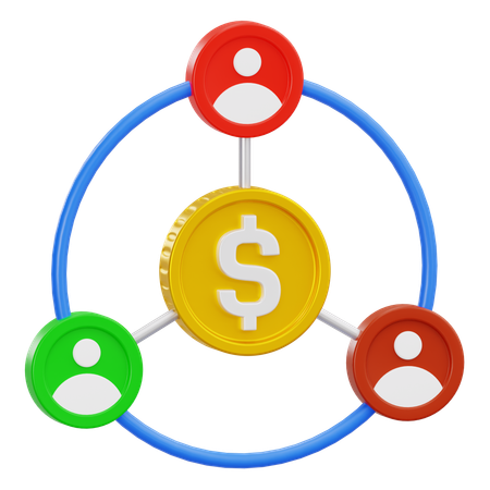 Business networking  3D Icon