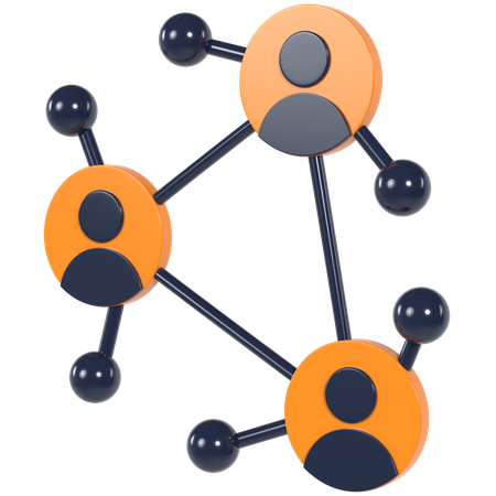 Business Networking  3D Icon