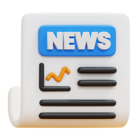 BUSINESS NEWS  3D Icon
