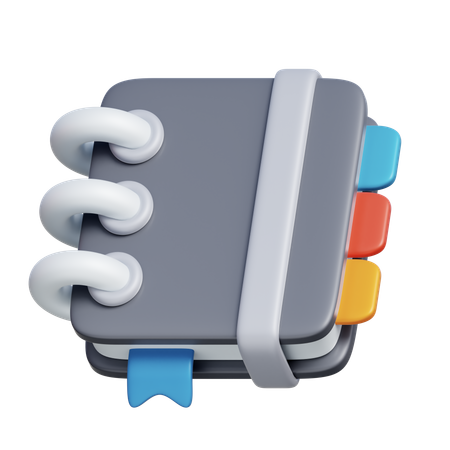 Business Notebook  3D Icon