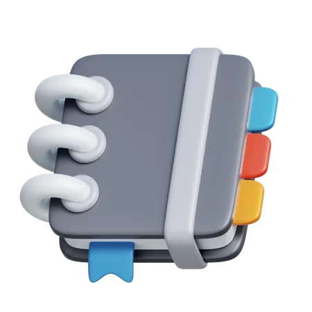 Business Notebook  3D Icon