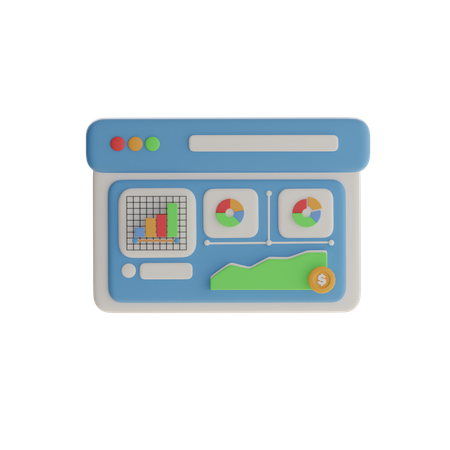 Business Overview  3D Icon