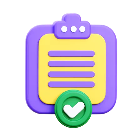 Business Paper  3D Icon