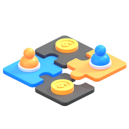 Business Partnership  3D Icon