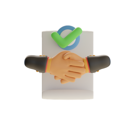 Business Partnership  3D Icon