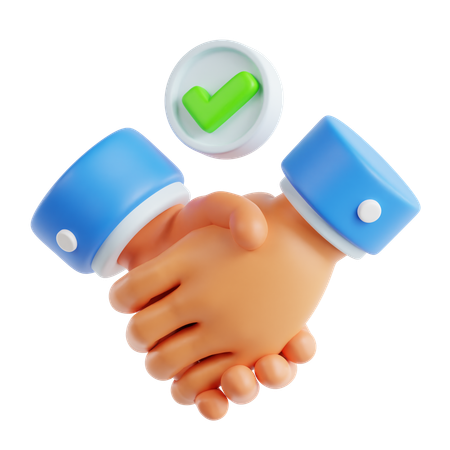 Business Partnership  3D Icon