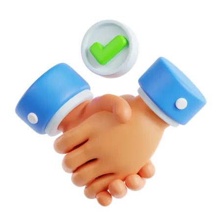 Business Partnership  3D Icon