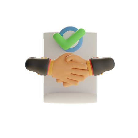 Business Partnership  3D Icon