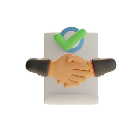 Business Partnership  3D Icon