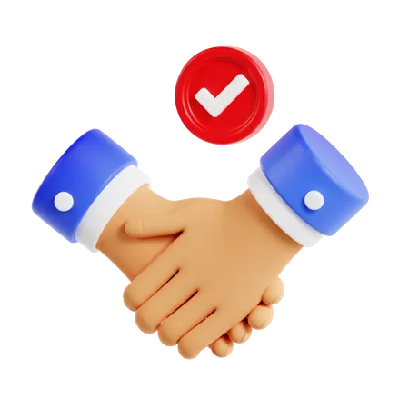 Business Partnership  3D Icon