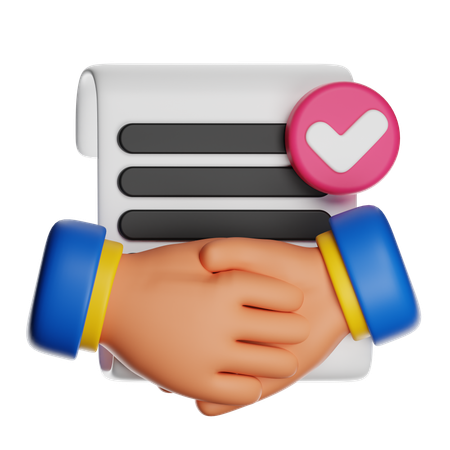 Business Partnership  3D Icon