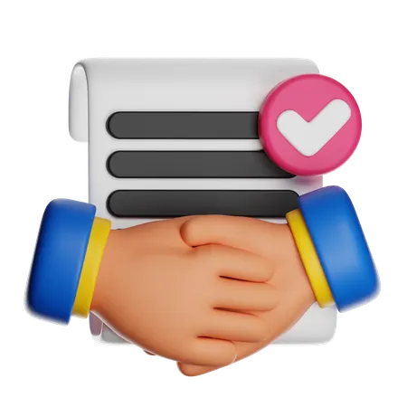 Business Partnership  3D Icon