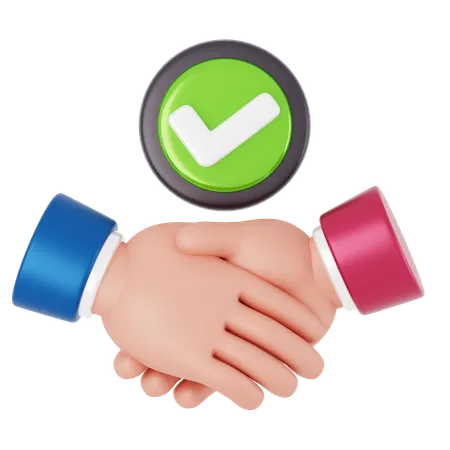 Business Partnership  3D Icon