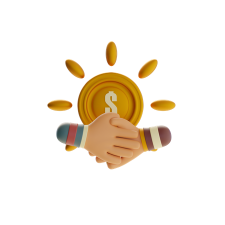 Business Partnership  3D Icon
