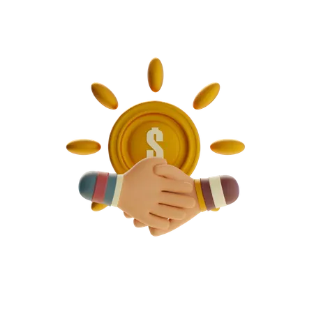 Business Partnership  3D Icon