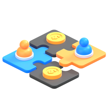 Business Partnership  3D Icon