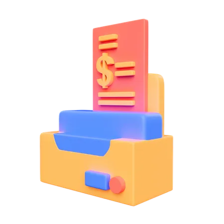 Business Payroll  3D Icon