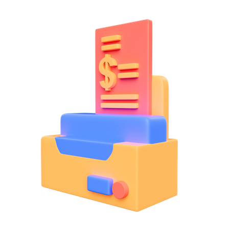 Business Payroll  3D Icon