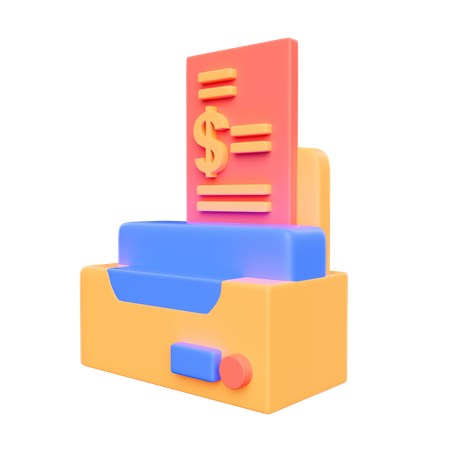 Business Payroll  3D Icon