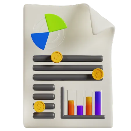 Business Performance Analytics Report  3D Icon