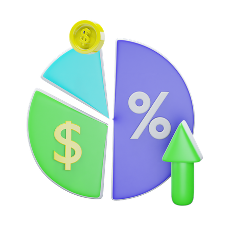 Business Pie Chart  3D Icon