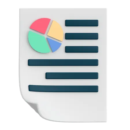 Business Pie Chart  3D Icon