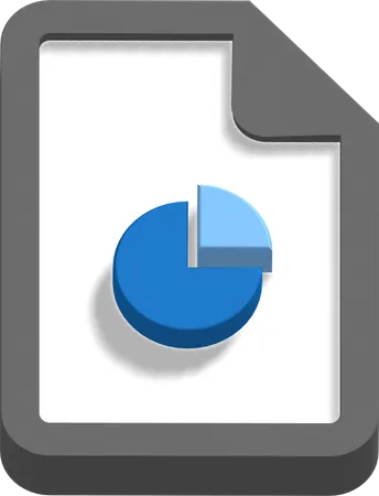 Business pie chart  3D Icon